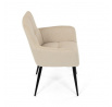 Jídelní židle, béžová, látka, DCH-P3146 CRM2