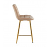H1-FX bárszék, cappuccino / arany