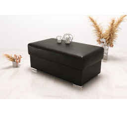 PUFA SKÓRZANA Z POJEMNIKIEM 100X55