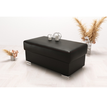 PUFA SKÓRZANA Z POJEMNIKIEM 100X55