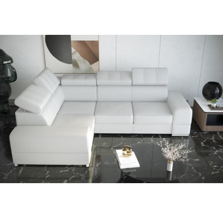 NAROŻNIK ROYAL II 280×210 - lewa , Biała eko skóra NAROŻNIK ROYAL II 280×210 - lewa , Biała eko skóra
