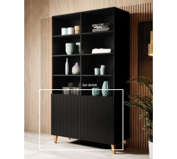 PAFOS ajtó REGAL 100 fekete matt