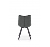 Étkezőszék K332 VELVET, Szürke Bluvel 14/Fekete
