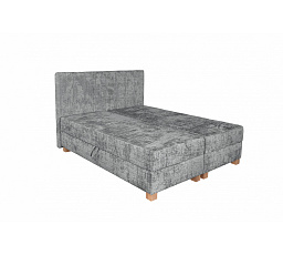Kárpitozott LARGO 160 ágy tárolóval, Szürke