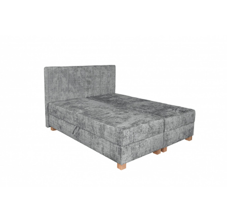 Kárpitozott LARGO 160 ágy tárolóval, Szürke