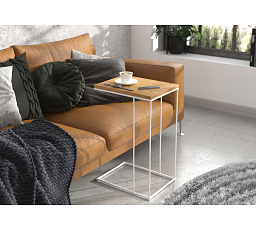 Segédasztal DRU Fehér+Artisan