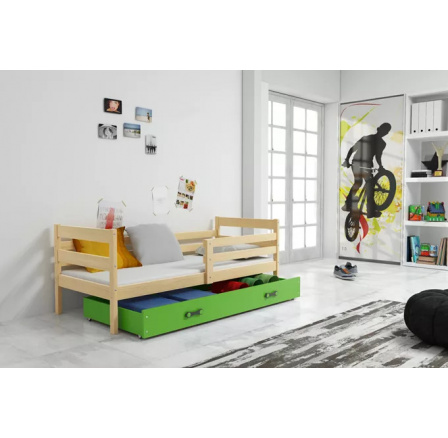 ERYK PARTEROWE RAMA SOSNA SZUFLADA ZIELONY 90 X 200 KPL