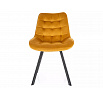 MONTI VELVET forgó étkezőszék, Curry Bluvel 68/Fekete