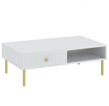 Konferencia asztal VIENA 2S, Fehér/Arany