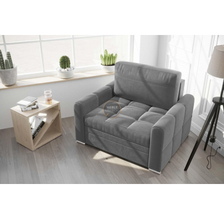 FOTEL VERONA 105 CM - Odcienie szarości