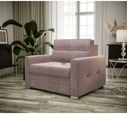 FOTEL ARTE 105 CM - Odcienie różu