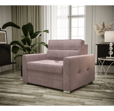 FOTEL ARTE 105 CM - Odcienie różu