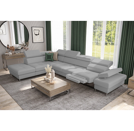 NAROŻNIK GALAXY RELAX Z USB 225x350 CM LIMITOWANA SKÓRA NATURALNA (ODCIENIE POPIELU)- SZYBKA WYSYŁKA NAROŻNIK GALAXY RELAX Z USB 225x350 CM LIMITOWANA SKÓRA NATURALNA (ODCIENIE POPIELU)- SZYBKA WYSYŁKA