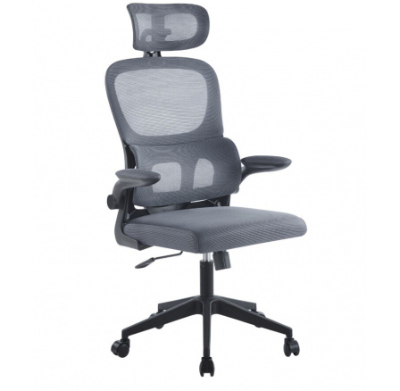 Irodai szék FB29JB, Szürke/Fekete