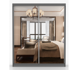 MULTI 20 gardróbszekrény - 183 cm, Szürke