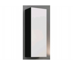 Vitrína VIGO 90 plná - černo-bílá