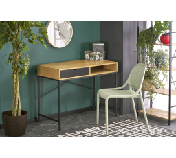 B50 íróasztal, természetes / fekete