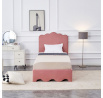 ORSO ágy, Rózsaszín Mat Velvet 52