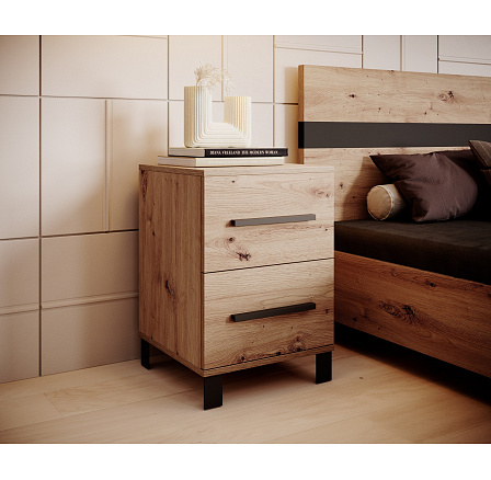 Éjjeliszekrény fiókokkal MALEN Artisan+Artisan