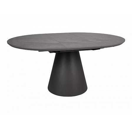 ANGEL II étkezőasztal, Szürke márvány hatás/Fekete