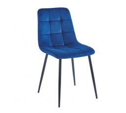 Velvet szék kék K11-FX