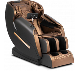 Fotel Masujący VX MAX Brązowy Ekoskóra
