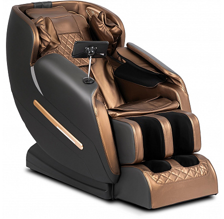 Fotel Masujący VX MAX Brązowy Ekoskóra