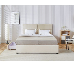 Kárpitozott ágy fiókkal START 2 160x200 JG Bézs