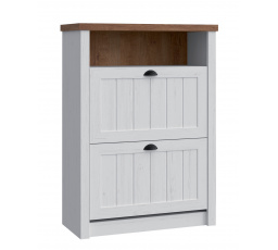 PROVENCE SNB cipősszekrény, Andersen fenyő + Lefkas tölgy