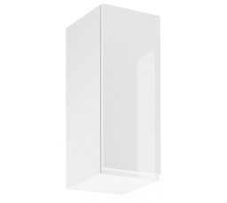 ASPEN konyhai felsőszekrény G30 - Jobbos, Fehér/Fényes fehér