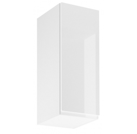 ASPEN konyhai felsőszekrény G30 - Jobbos, Fehér/Fényes fehér