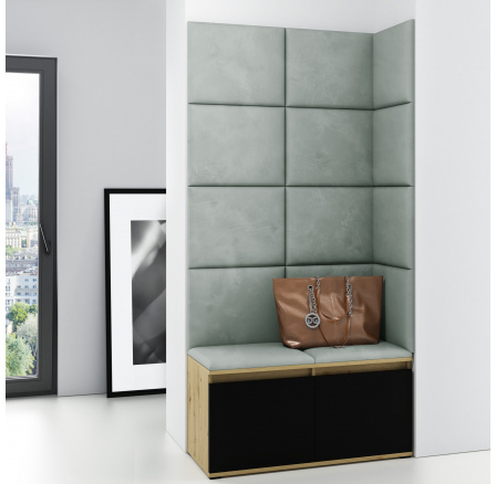 EMI 2 előszobafal, Trinity 21/Artisan + fekete