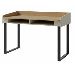 ALESSIO AE 10 íróasztal, Eukaliptusz/Baltic Dune Tölgy