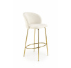 H116 bárszék, krém/arany