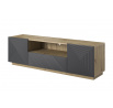 TV komoda Asha, dub artisan / rivier stone mat