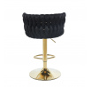 H4-FX bárszék, fekete / arany
