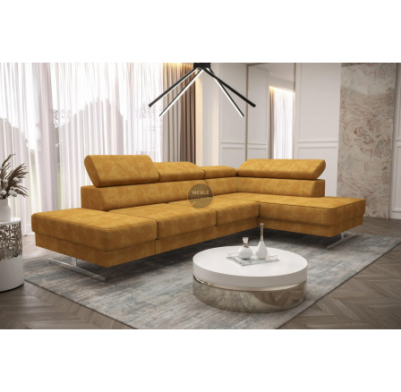 NAROŻNIK EMPORIO MINI 300x180 - prawa , Odcienie żółtego