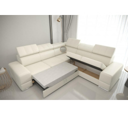 NAROŻNIK ROYAL MAX 286x286 SKÓRA NATURALNA - prawa , Skóry naturalne - Wybierz swój kolor