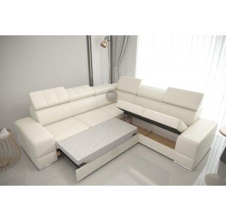 NAROŻNIK ROYAL MAX 286x286 SKÓRA NATURALNA - prawa , Skóry naturalne - Wybierz swój kolor