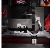 Kettős monitor tartó 49 hüvelykes, fehér-fekete X-Arm Dual RGB