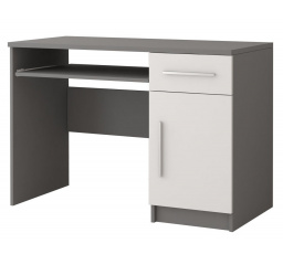 OMEGA II - 08 íróasztal, Szürke/Fehér