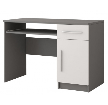 OMEGA II - 08 íróasztal, Szürke/Fehér
