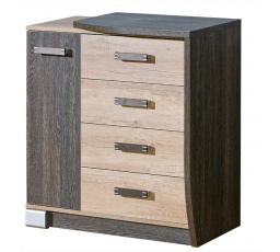 ROMERO komód - R14 P, canyon tölgy/Arusha
