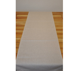 Ubrus běhoun 40x140 motiv jednobarevný béžový