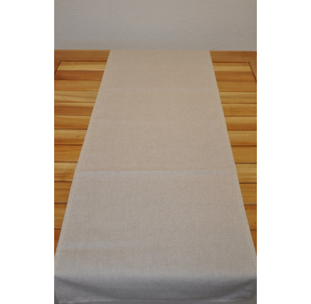 Ubrus běhoun 40x140 motiv jednobarevný béžový