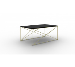 Dante dohányzóasztal Arany+Fekete