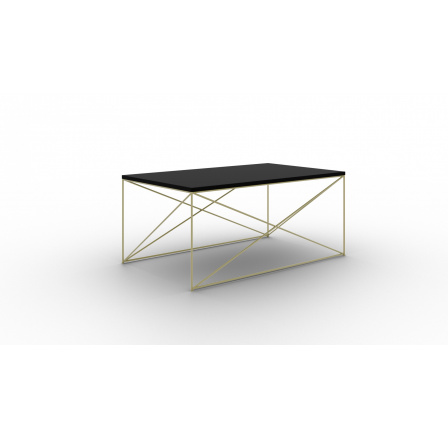 Dante dohányzóasztal Arany+Fekete