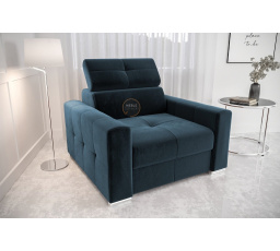 FOTEL MARGO 110 CM - Odcienie niebieskiego