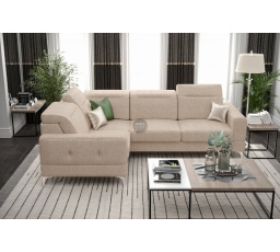NAROŻNIK MALIBU 250X180 CM - lewa , Odcienie beżu