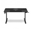 140 cm-es, állítható magasságú X-TENSIO fekete játékasztal